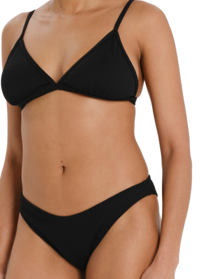 EMERSON FIXED TRIANGLE WOMEN'S RIB BIKINI SET