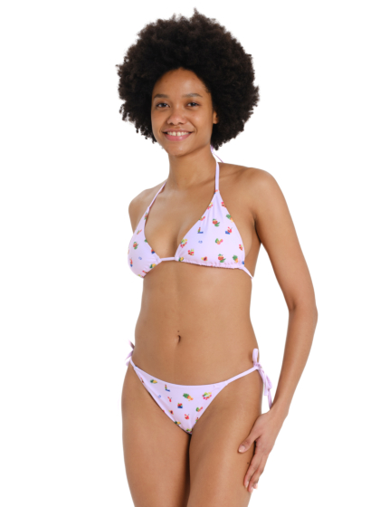 EMERSON PRINTED TRIANGLE WOMEN'S BIKINI SET