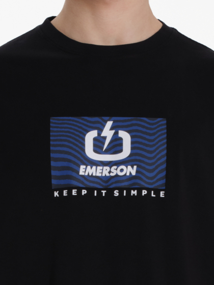 EMERSON LOGO ΑΝΔΡΙΚΟ ΚΟΝΤΟΜΑΝΙΚΟ T-SHIRT