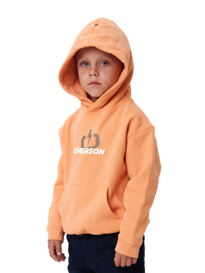 EMERSON KIDS CLASSIC LOGO PULLOVER HOODIE