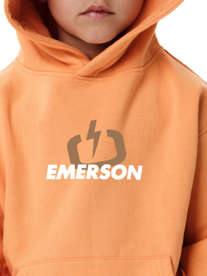 EMERSON KIDS CLASSIC LOGO PULLOVER HOODIE
