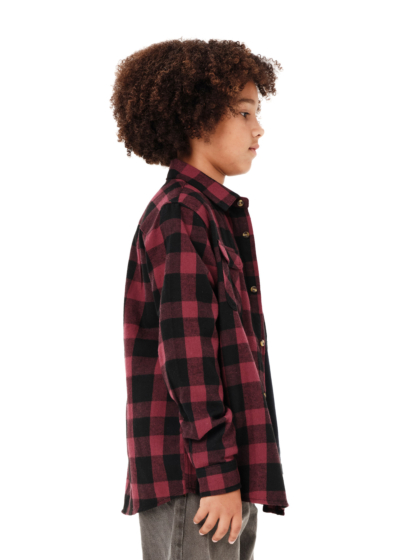 EMERSON KIDS CHECKERED FLANNEL SHIRT