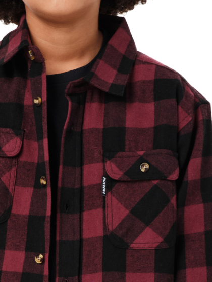 EMERSON KIDS CHECKERED FLANNEL SHIRT