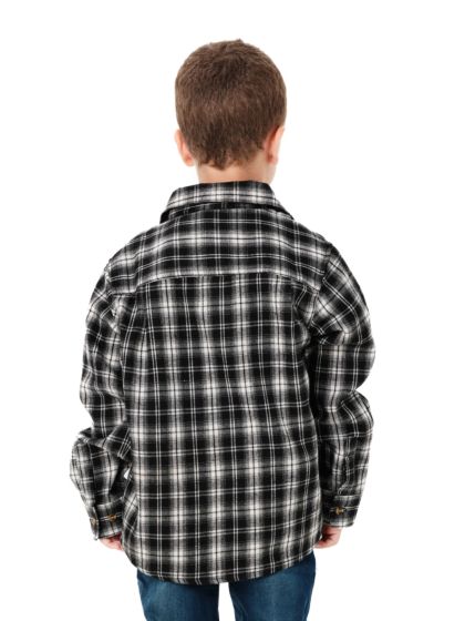 EMERSON KIDS CHECKERED FLANNEL SHIRT