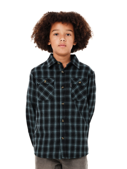 EMERSON KIDS CHECKERED FLANNEL SHIRT