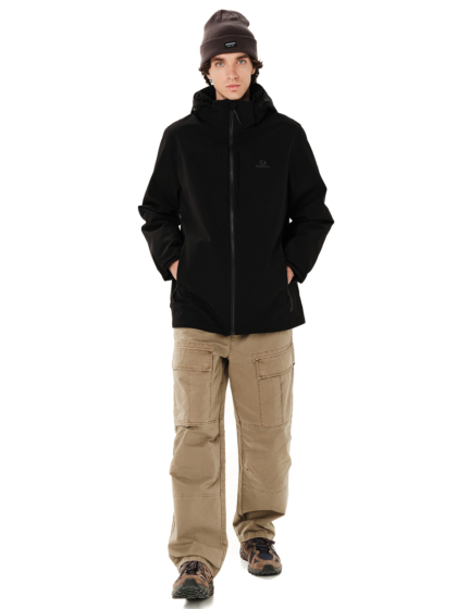 EMERSON MEN'S JACKET WITH DETACHABLE HOOD