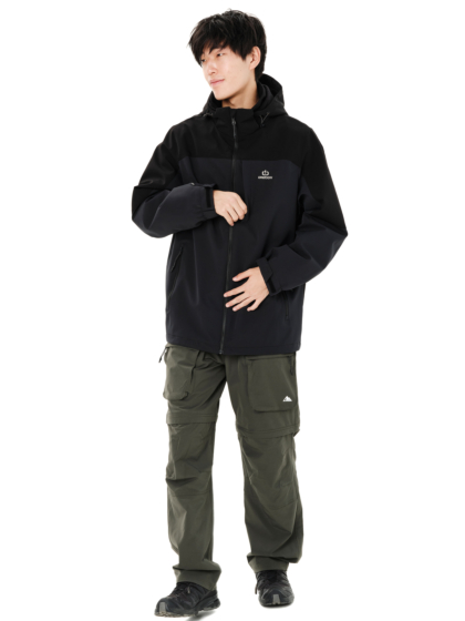 EMERSON MEN'S JACKET WITH DETACHABLE HOOD