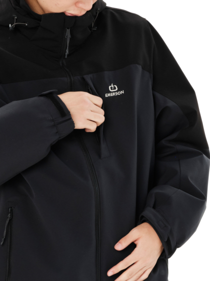 EMERSON MEN'S JACKET WITH DETACHABLE HOOD