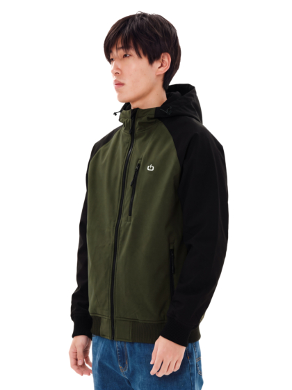 EMERSON MEN'S HOODED BOMBER JACKET