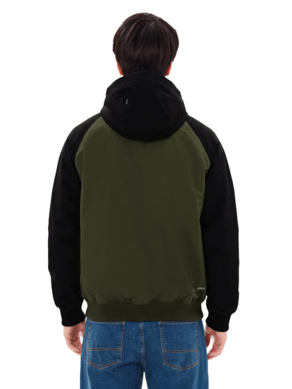 EMERSON MEN'S HOODED BOMBER JACKET