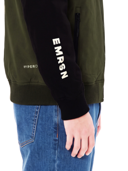 EMERSON MEN'S HOODED BOMBER JACKET