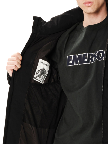 EMERSON MEN'S PUFFER JACKET WITH DETACHABLE HOOD