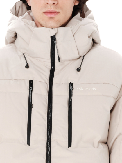 EMERSON MEN'S PUFFER JACKET WITH DETACHABLE HOOD