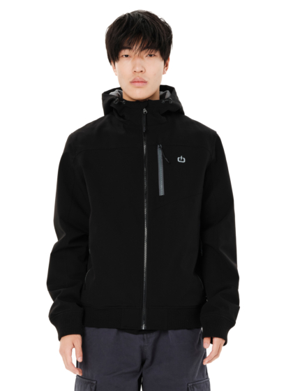 EMERSON MEN'S HOODED BOMBER JACKET
