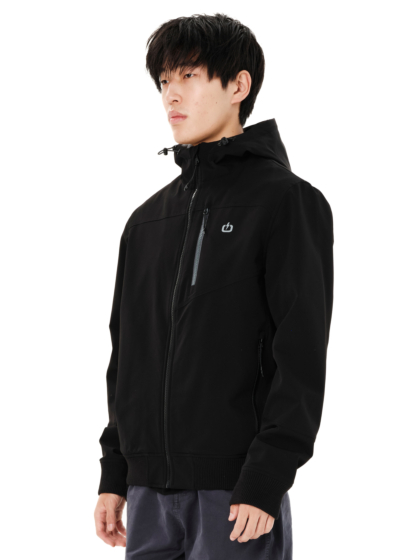EMERSON MEN'S HOODED BOMBER JACKET