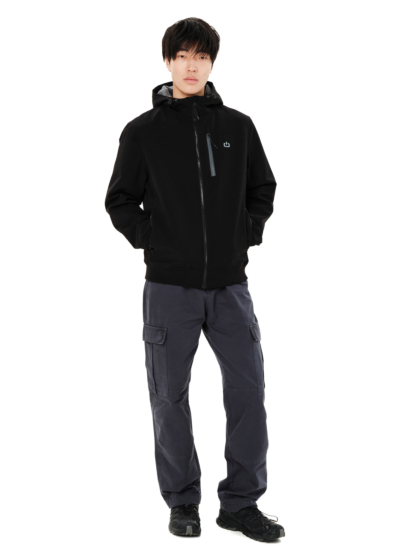 EMERSON MEN'S HOODED BOMBER JACKET