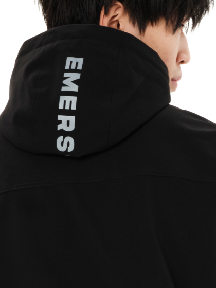 EMERSON MEN'S HOODED BOMBER JACKET