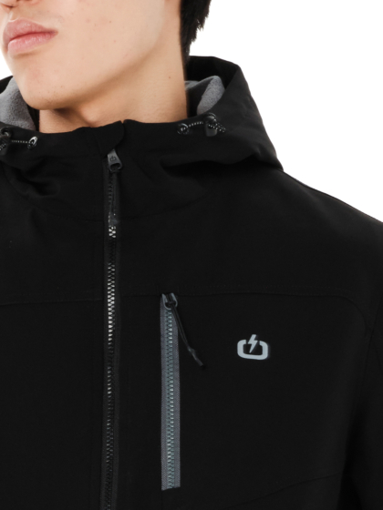 EMERSON MEN'S HOODED BOMBER JACKET