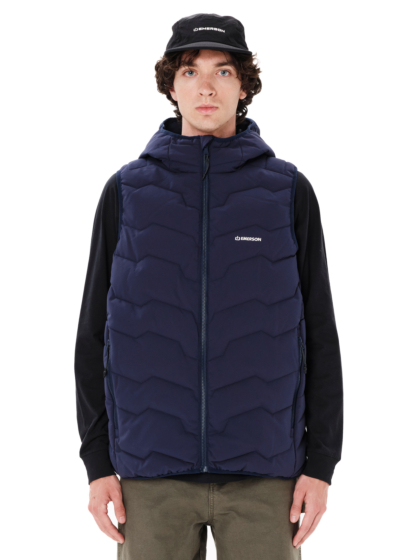 EMERSON MEN'S HOODED PUFFER VEST JACKET