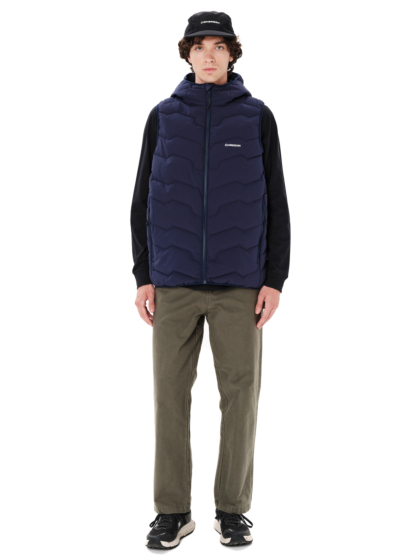 EMERSON MEN'S HOODED PUFFER VEST JACKET