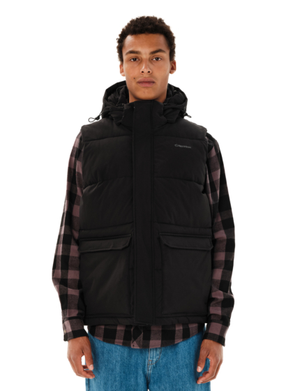 EMERSON MEN'S HOODED PUFFER VEST JACKET