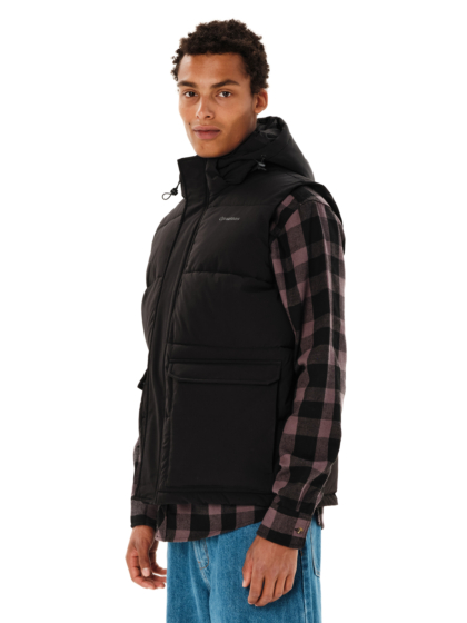 EMERSON MEN'S HOODED PUFFER VEST JACKET