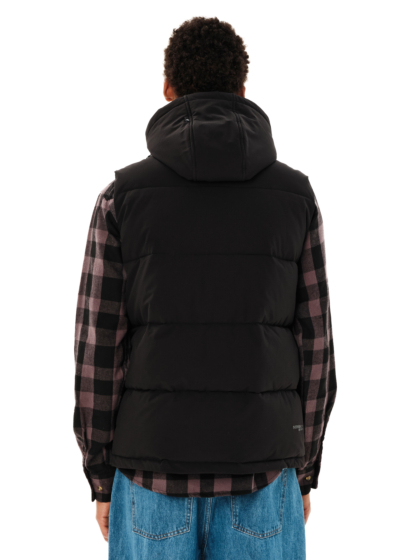 EMERSON MEN'S HOODED PUFFER VEST JACKET