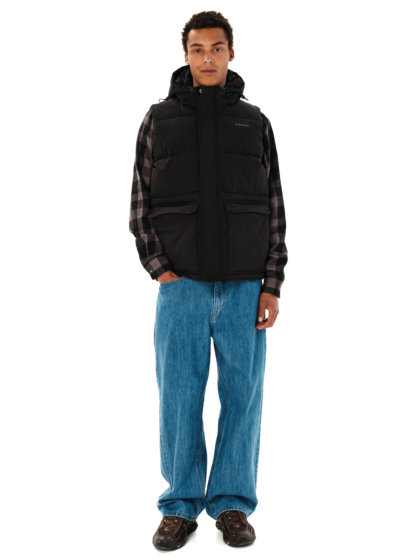 EMERSON MEN'S HOODED PUFFER VEST JACKET
