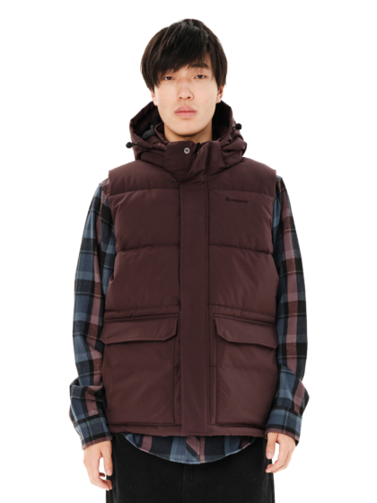 EMERSON MEN'S HOODED PUFFER VEST JACKET