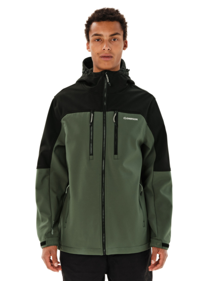 EMERSON MEN'S HOODED BONDED JACKET