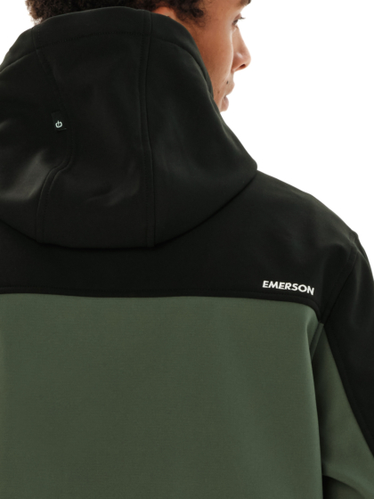 EMERSON MEN'S HOODED BONDED JACKET