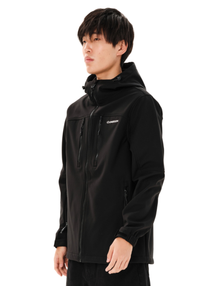 EMERSON MEN'S HOODED BONDED JACKET