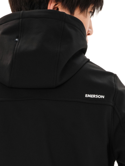 EMERSON MEN'S HOODED BONDED JACKET