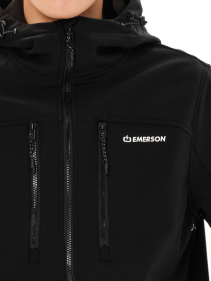 EMERSON MEN'S HOODED BONDED JACKET