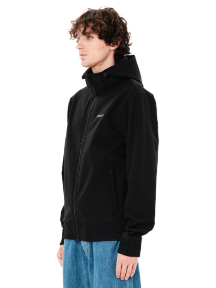 EMERSON MEN'S BONDED BOMBER JACKET WITH DETACHABLE HOOD