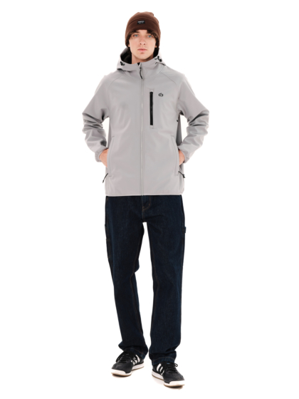EMERSON MEN'S HOODED BONDED JACKET