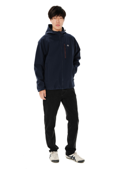 EMERSON MEN'S HOODED BONDED JACKET