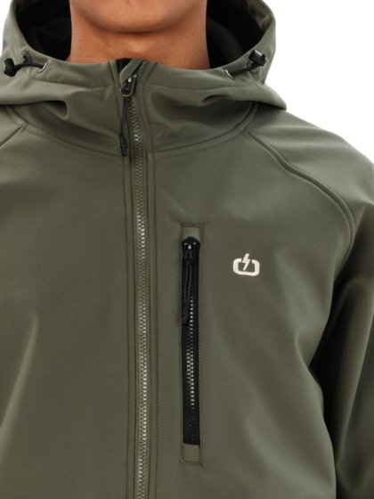 EMERSON MEN'S HOODED BONDED JACKET