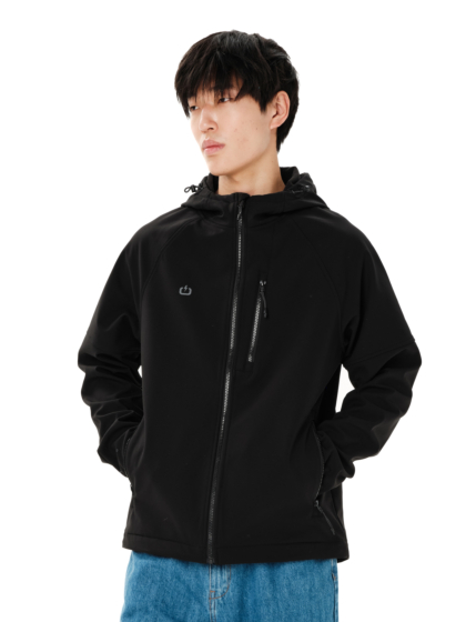EMERSON MEN'S HOODED BONDED JACKET