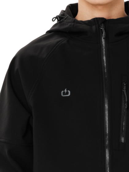 EMERSON MEN'S HOODED BONDED JACKET