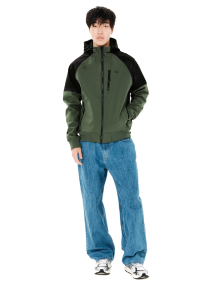 EMERSON MEN'S HOODED BONDED BOMBER JACKET