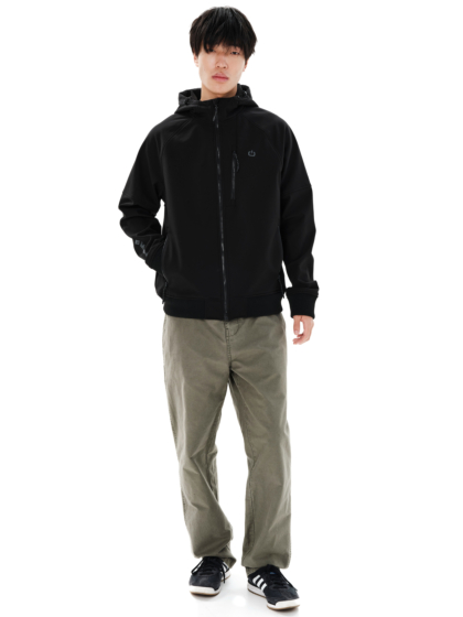 EMERSON MEN'S HOODED BONDED BOMBER JACKET