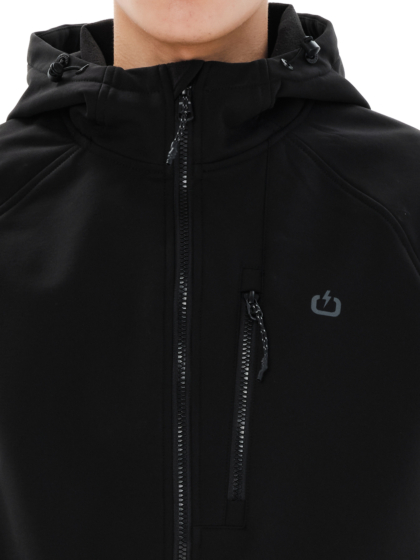 EMERSON MEN'S HOODED BONDED BOMBER JACKET