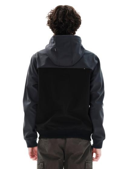 EMERSON MEN'S HOODED BONDED BOMBER JACKET