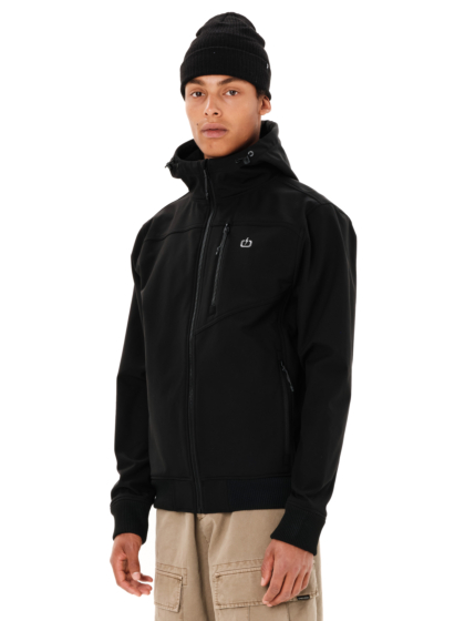 EMERSON HOODED BONDED BOMBER JACKET