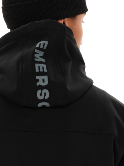 EMERSON HOODED BONDED BOMBER JACKET