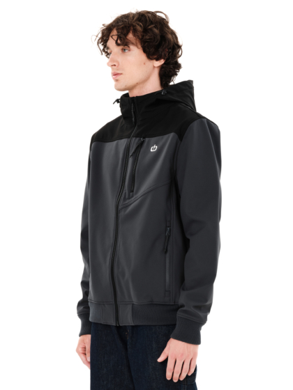 EMERSON HOODED BONDED BOMBER JACKET