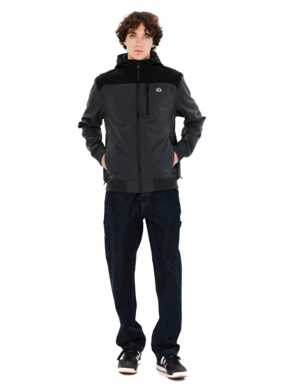 EMERSON HOODED BONDED BOMBER JACKET