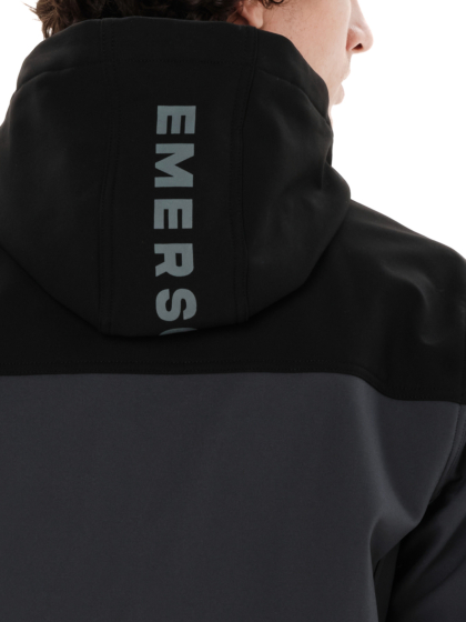 EMERSON HOODED BONDED BOMBER JACKET
