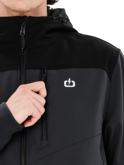 EMERSON HOODED BONDED BOMBER JACKET
